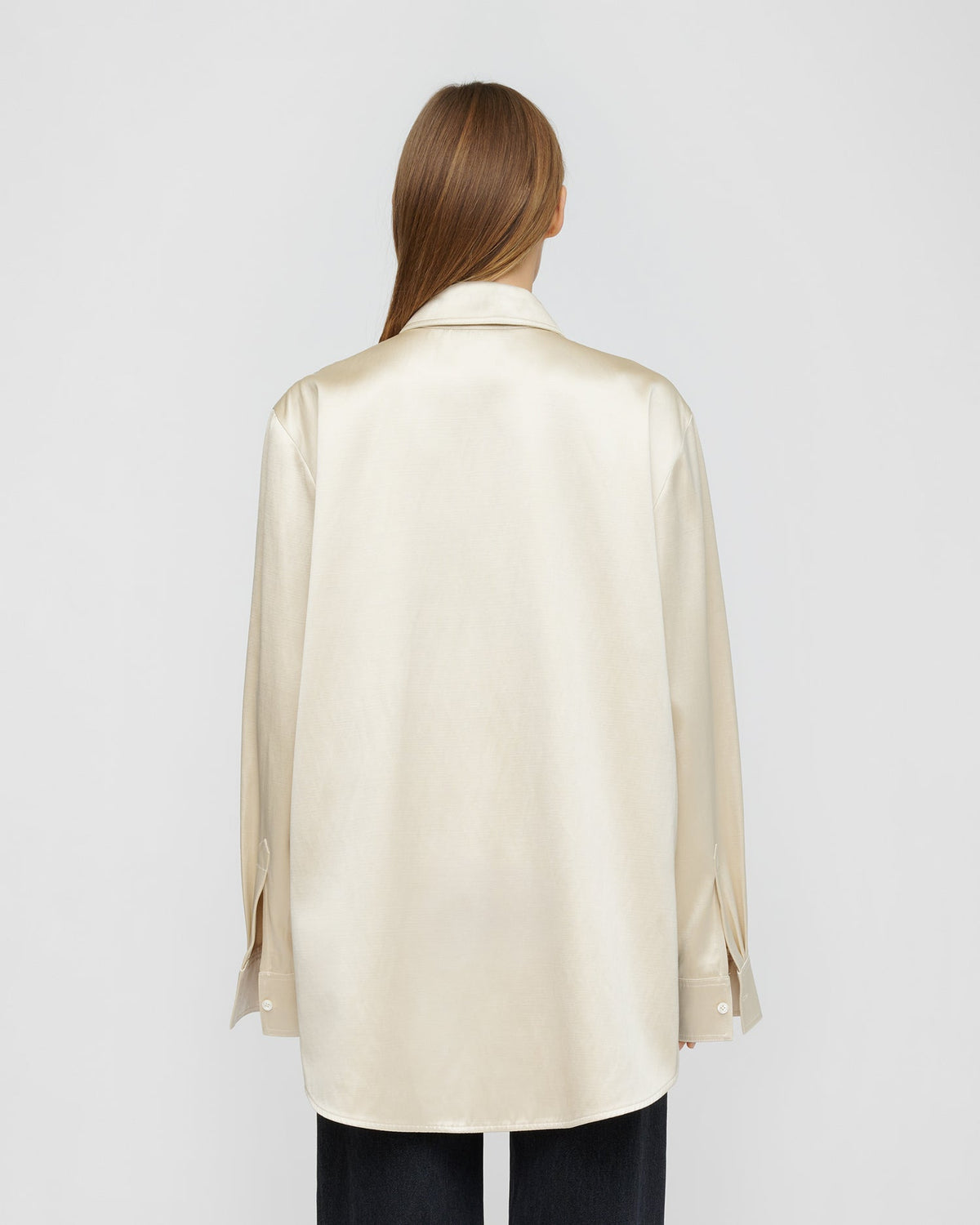 Tanis Shirt - Creme | Nanushka