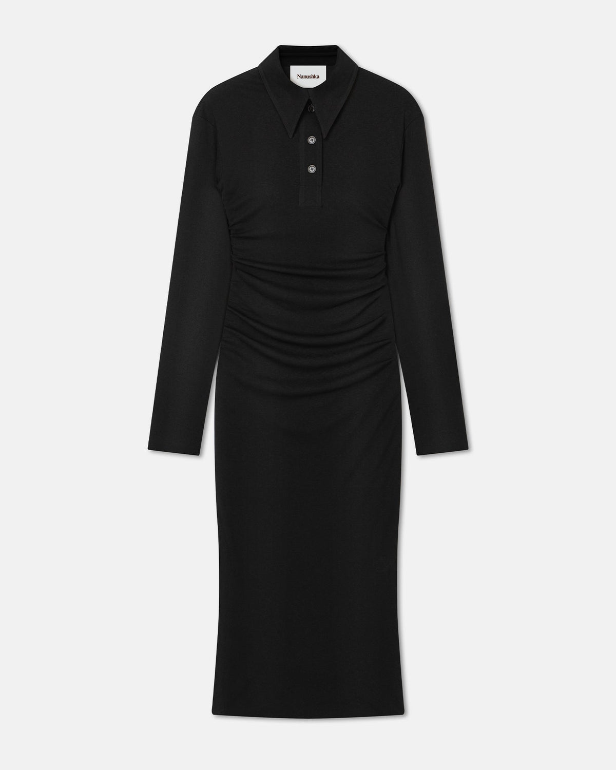 Verity Shirt dress - Black | Nanushka