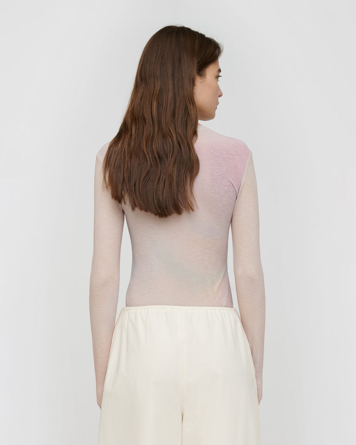 Lymee Long sleeve top - Sunrise Haze | Nanushka