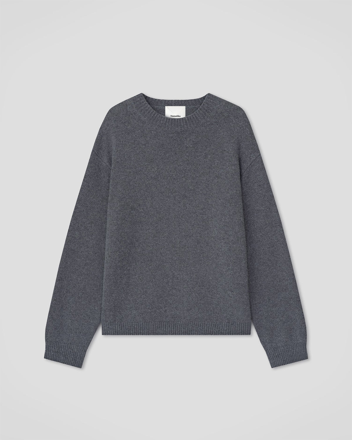 Renea Wool blend sweater - Storm Grey | Nanushka