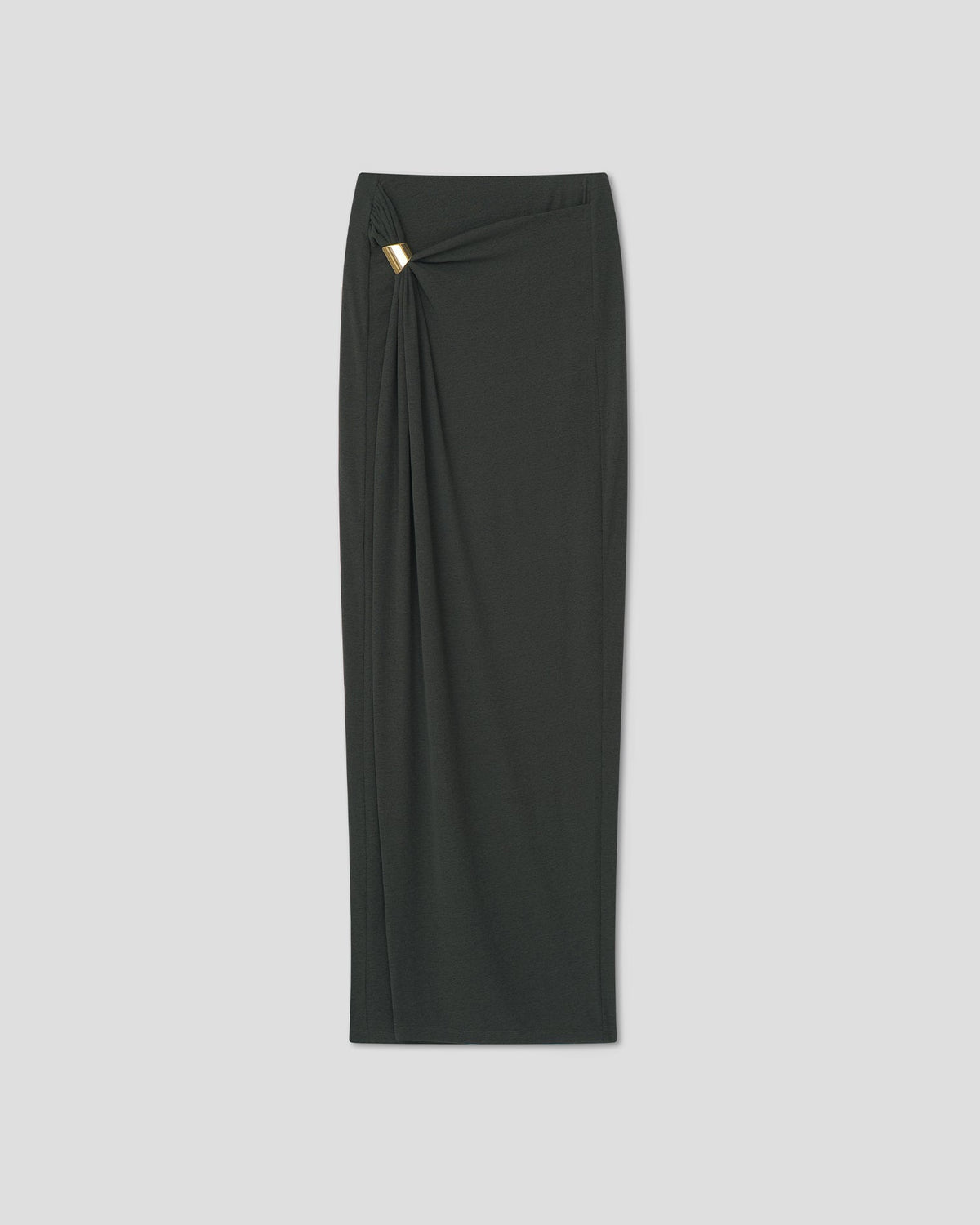 Tozi Long skirt - Midnight Green | Nanushka