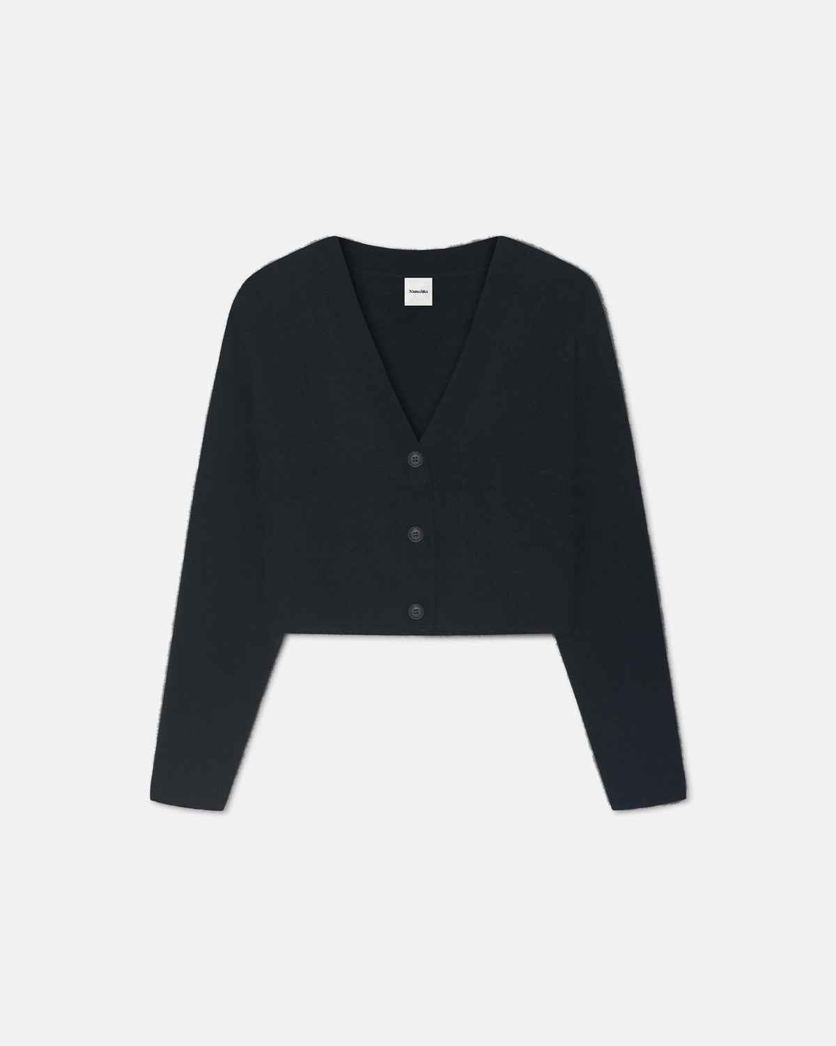 Raddix Overwashed Merino Cardigan - Charcoal | Nanushka