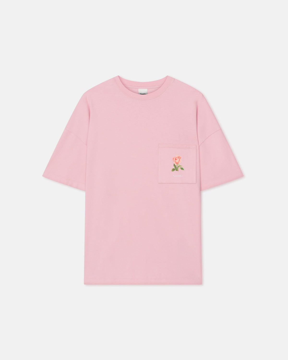 Wren Printed Cotton-Jersey T-Shirt - Pink/Roses | Nanushka
