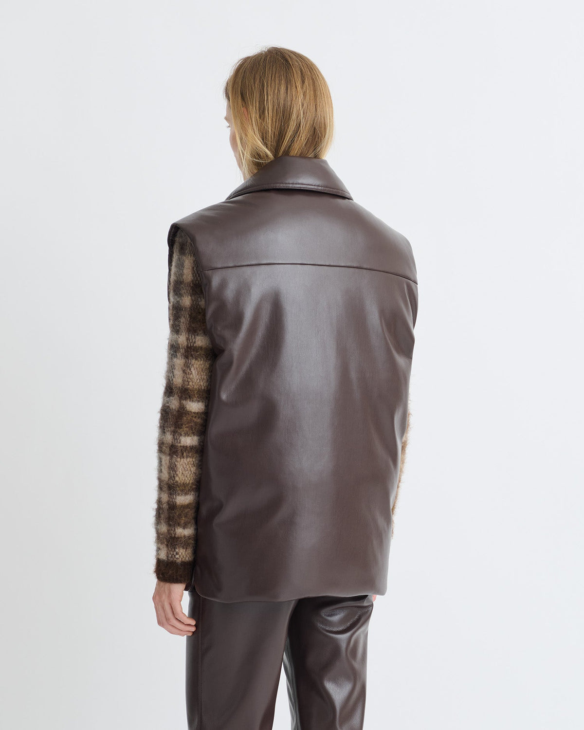 Karlene Okobor Vest - Coffee Ground | Nanushka