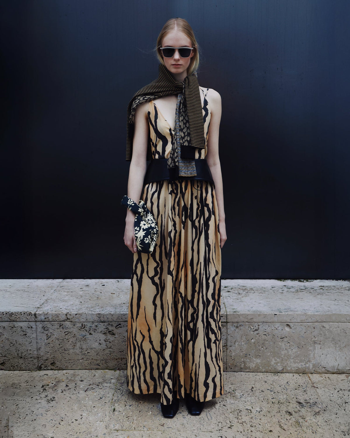 Fyana Maxi dress - Absract Shell | Nanushka