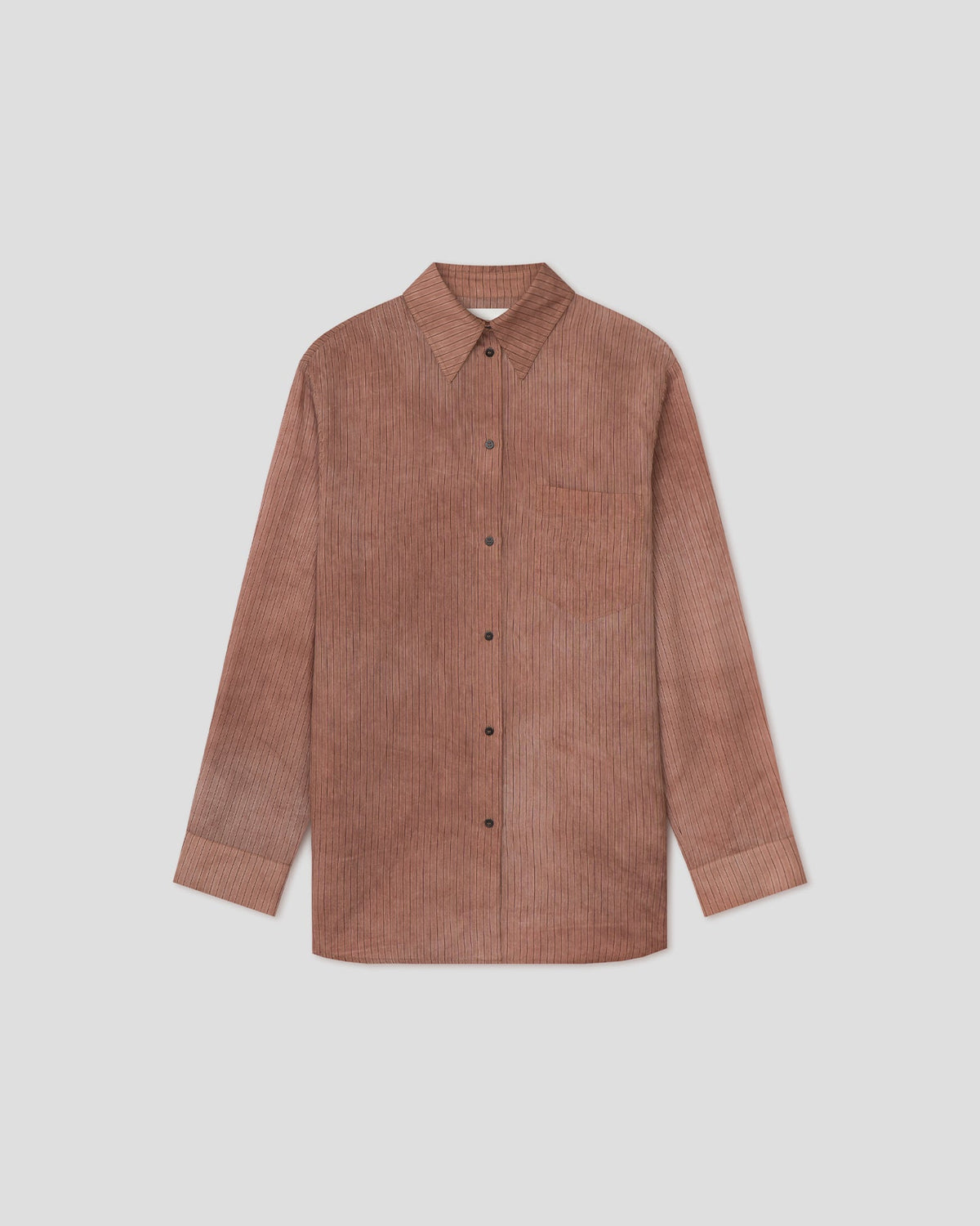Chaska Oversized shirt - Terracotta | Nanushka
