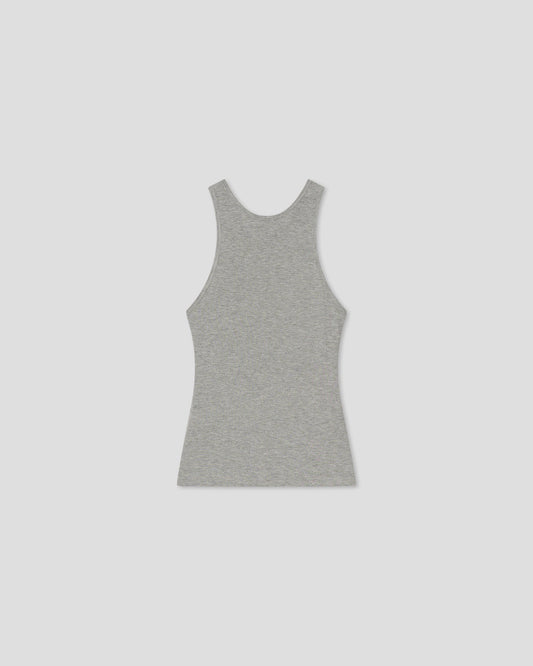 Raisie Top - Grey Melange | Nanushka