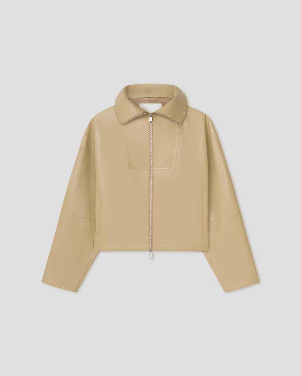 Alonza Okobor™ funnel neck jacket - Yellow | Nanushka