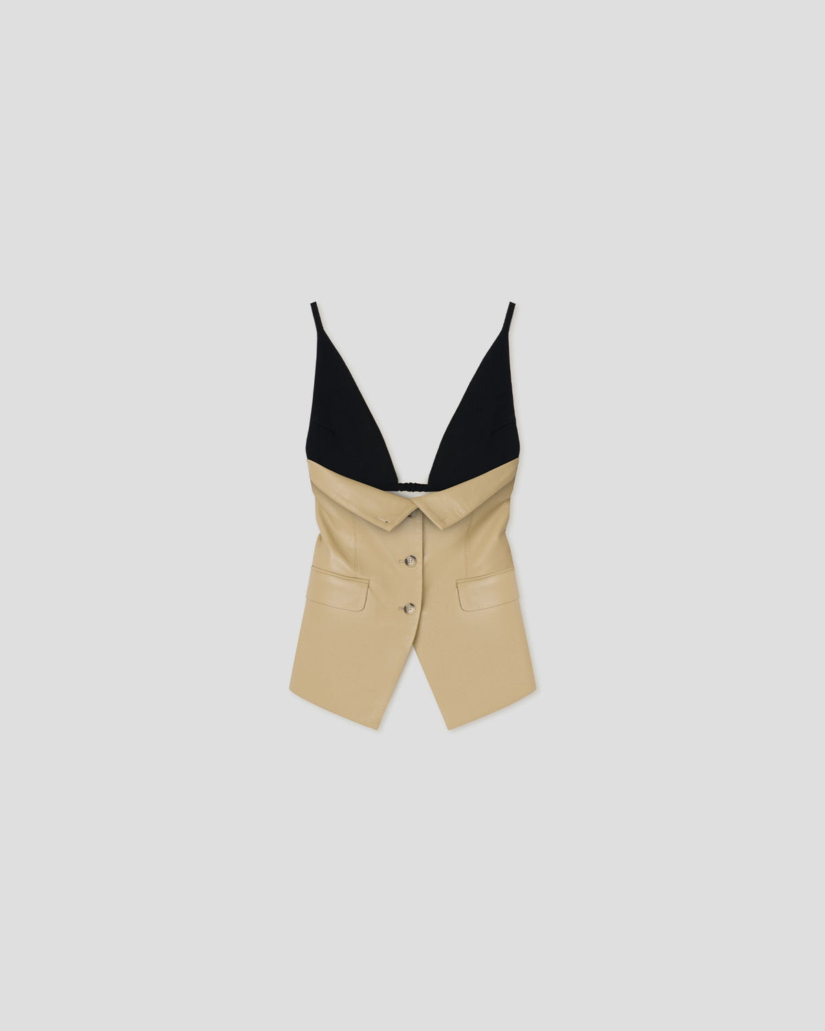 Anarosa Okobor™ top - Wax Yellow/Black | Nanushka