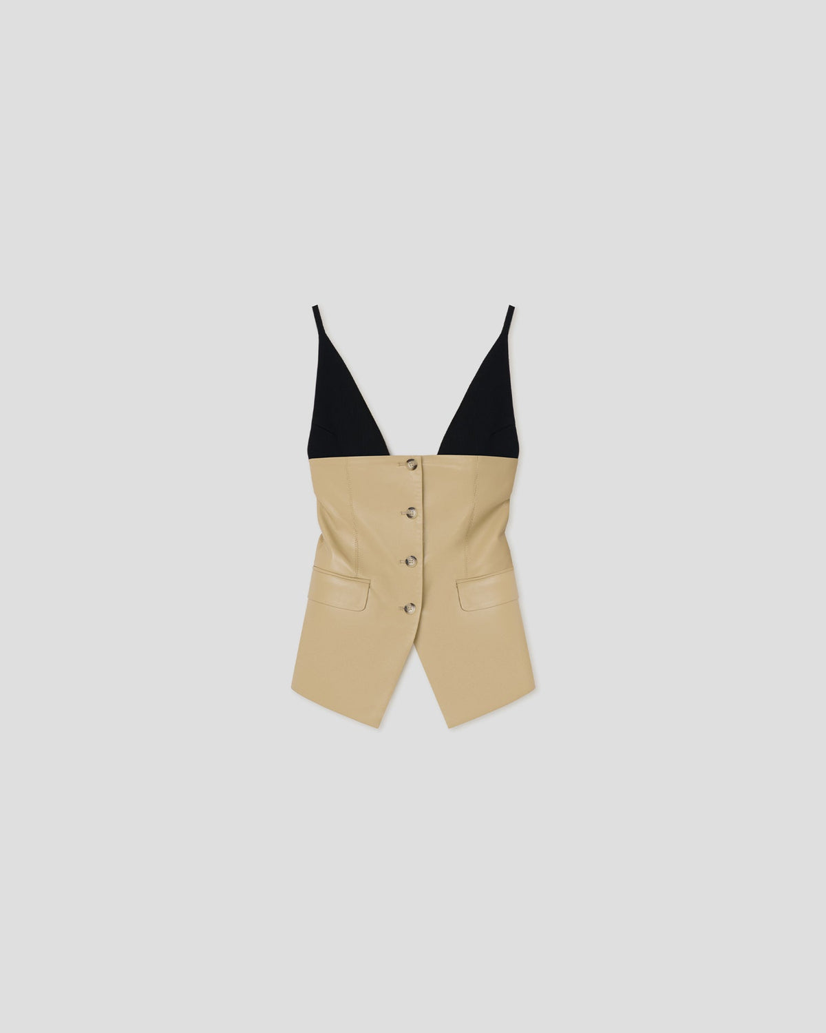 Anarosa Okobor™ top - Wax Yellow/Black | Nanushka