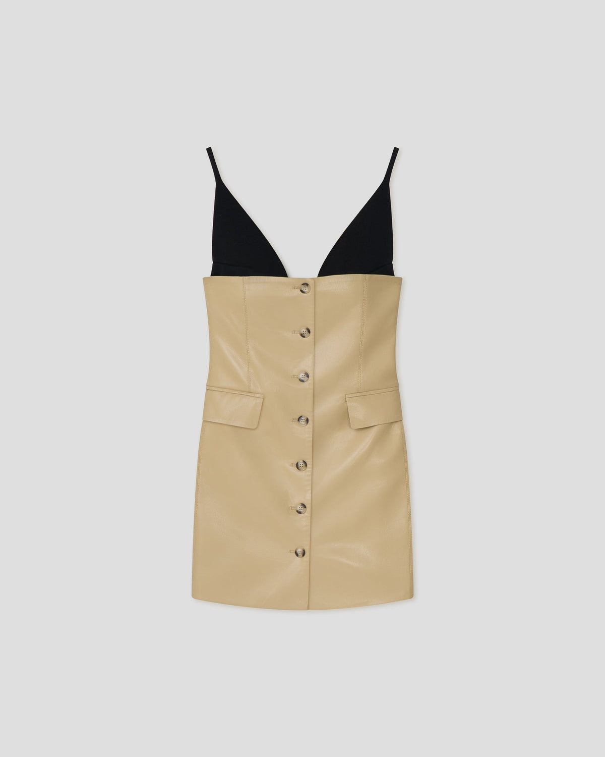 Zyana Okobor ™ mini dress - Wax Yellow/Black | Nanushka