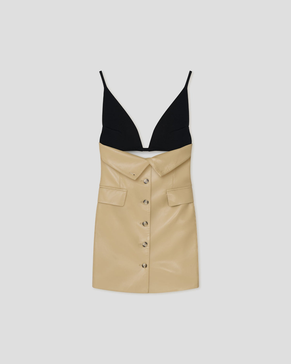 Zyana Okobor ™ mini dress - Wax Yellow/Black | Nanushka