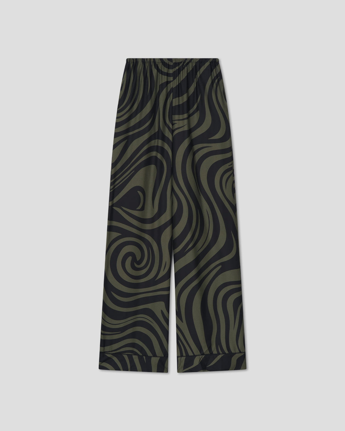 Arvenn Pants - Midnight Green Swirl | Nanushka