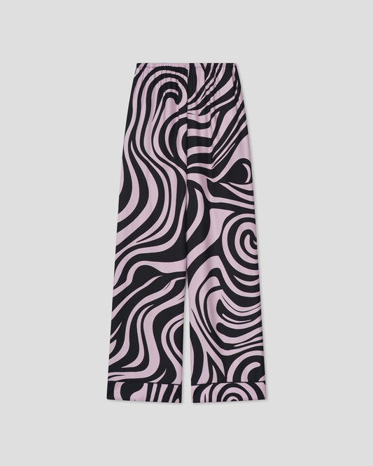 Arvenn Pants - Lilac Swirl | Nanushka