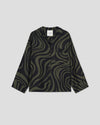 Midnight green swirl