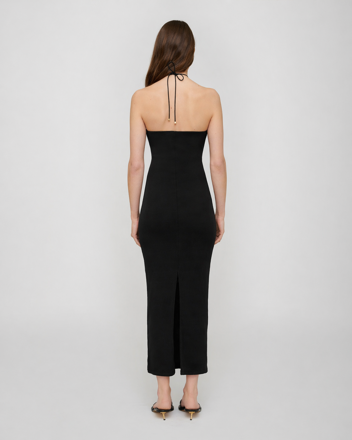 Nayana Midi dress - Black | Nanushka