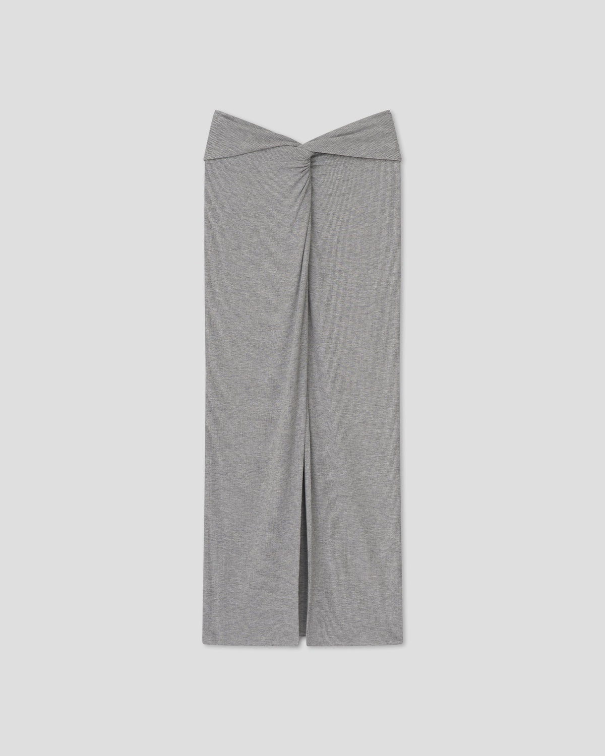 Carlene Sarong skirt - Grey Melange | Nanushka