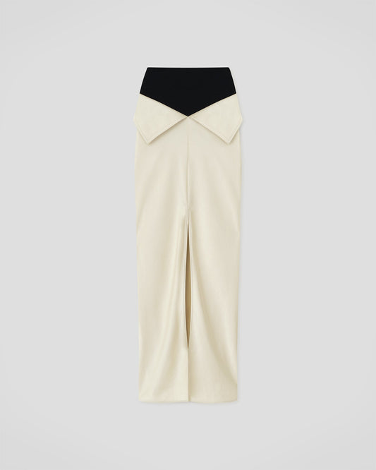 Mentari Maxi skirt - Ecru | Nanushka