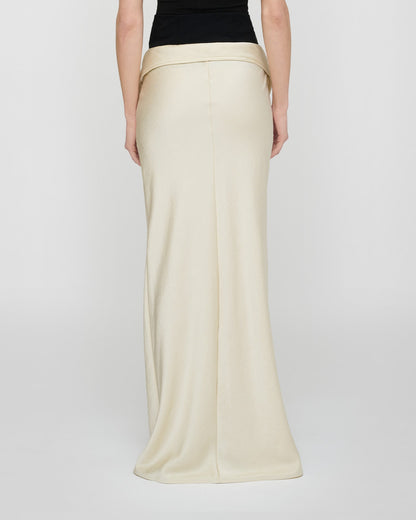 Mentari Maxi skirt - Ecru | Nanushka