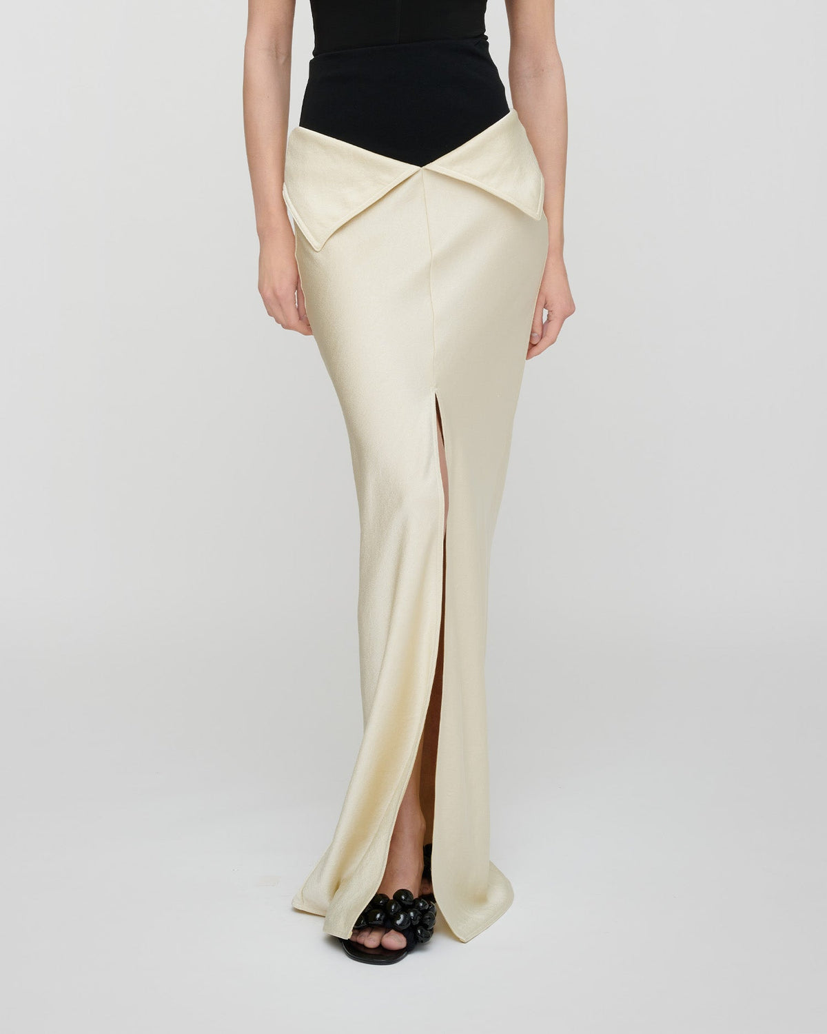 Mentari Maxi skirt - Ecru | Nanushka