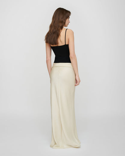 Mentari Maxi skirt - Ecru | Nanushka