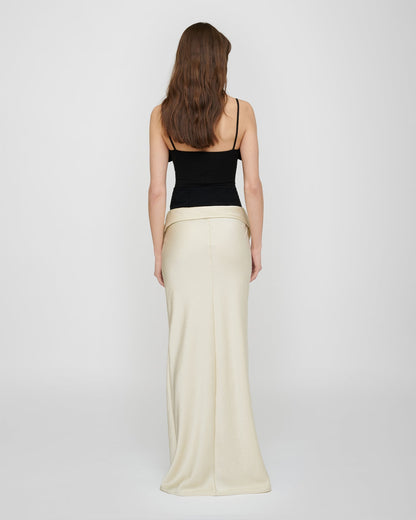 Mentari Maxi skirt - Ecru | Nanushka