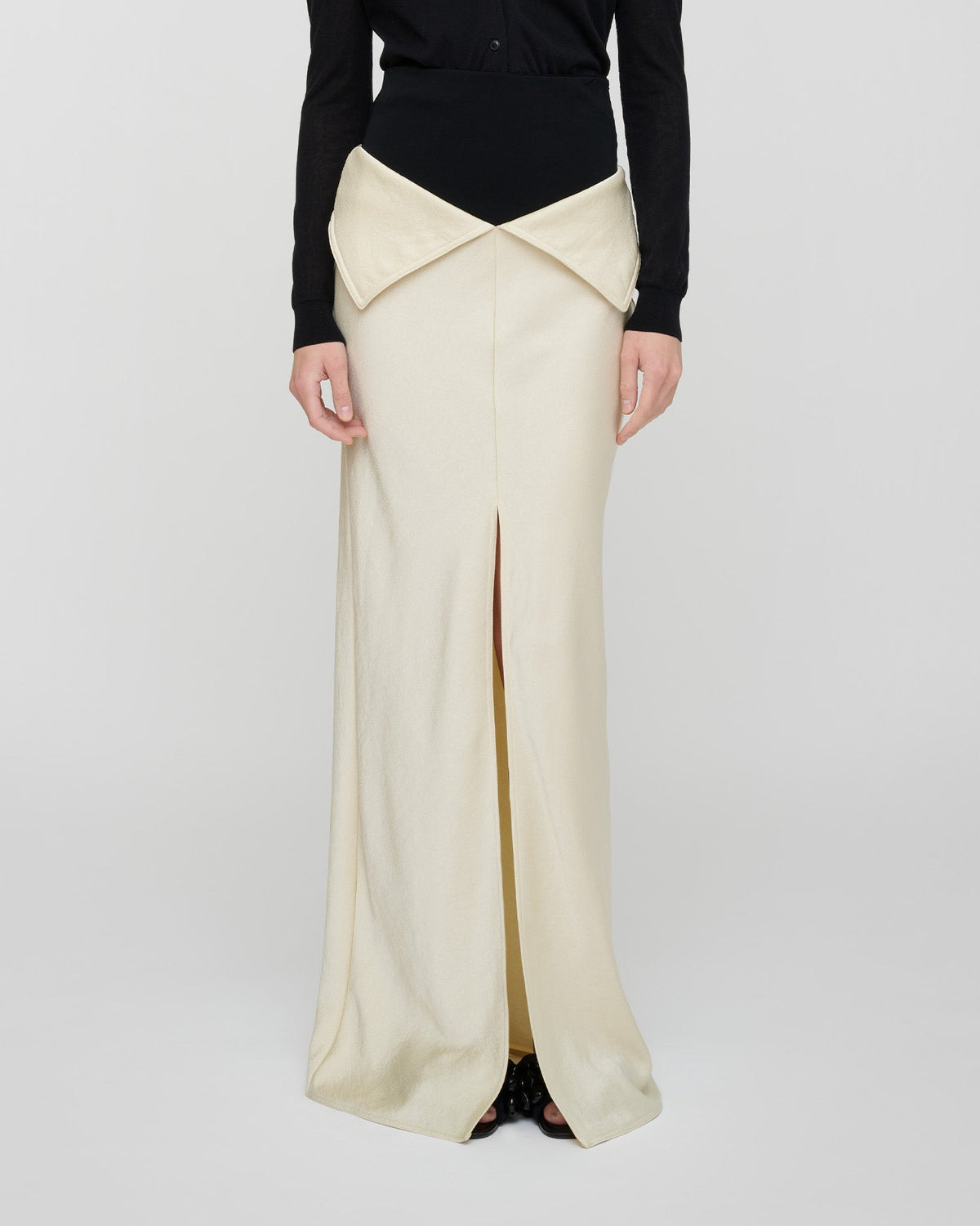 Mentari Maxi skirt - Ecru | Nanushka