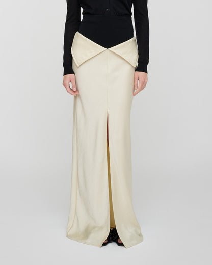 Mentari Maxi skirt - Ecru | Nanushka