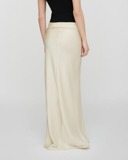 Mentari Maxi skirt - Ecru | Nanushka