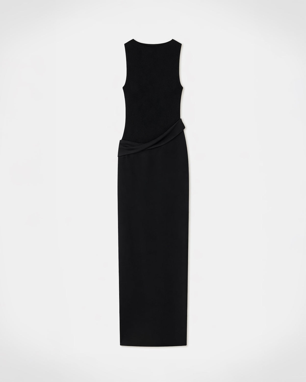 Cobee Long dress - Black/Black | Nanushka