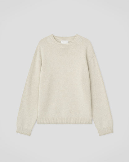 Renea Wool blend sweater - Creme | Nanushka