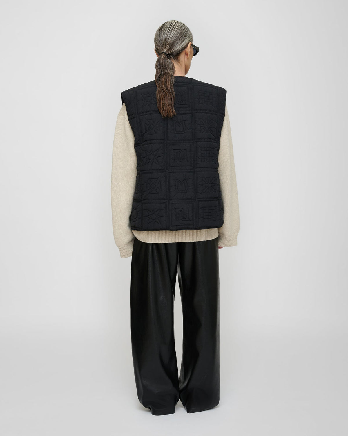 Renea Wool blend sweater - Creme | Nanushka