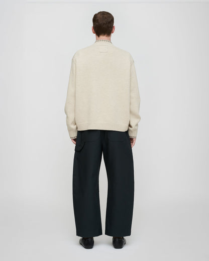 Renea Wool blend sweater - Creme | Nanushka