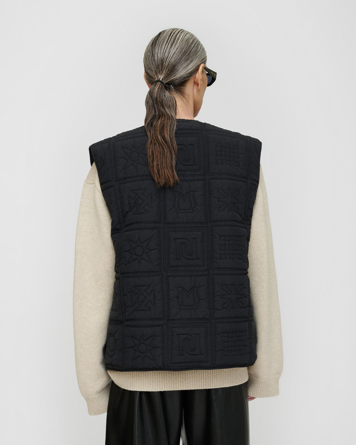 Renea Wool blend sweater - Creme | Nanushka