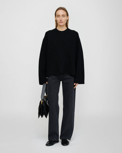 Maura Merino cashmere sweater - Black | Nanushka