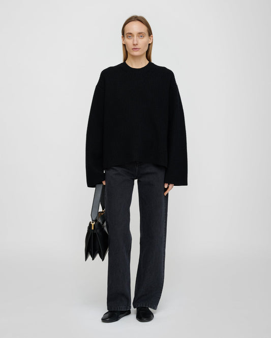Maura Merino cashmere sweater - Black | Nanushka
