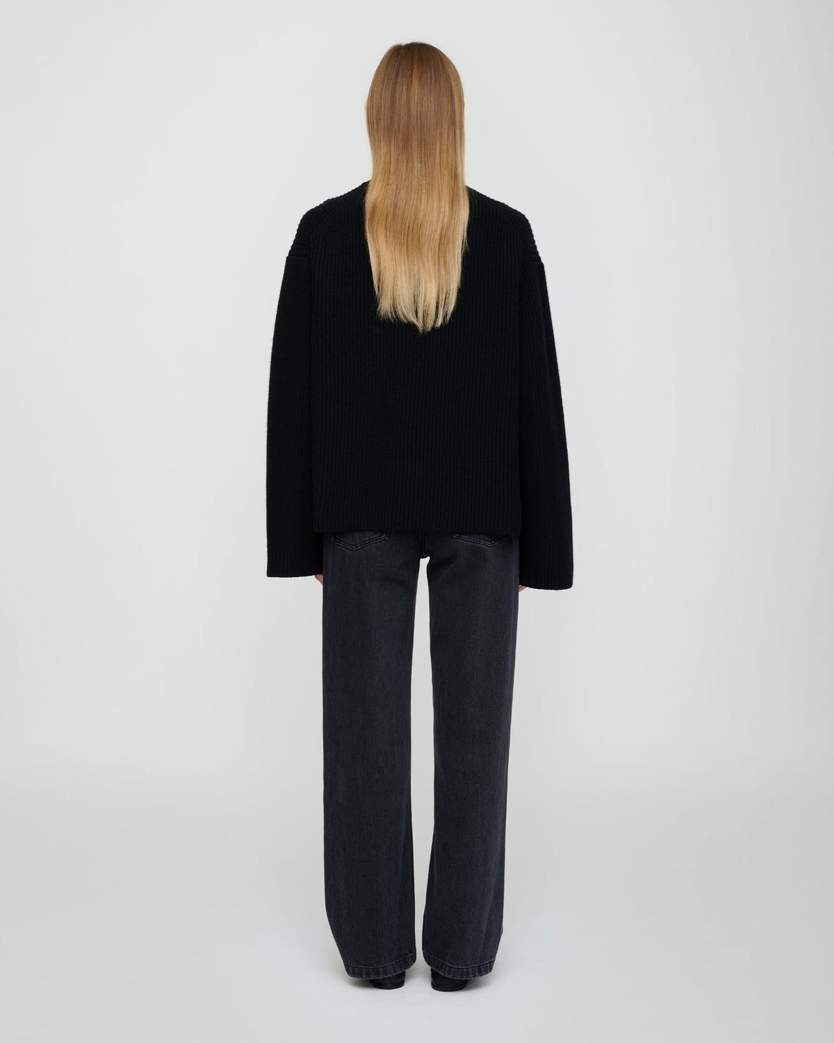 Maura Merino cashmere sweater - Black | Nanushka