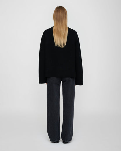 Maura Merino cashmere sweater - Black | Nanushka