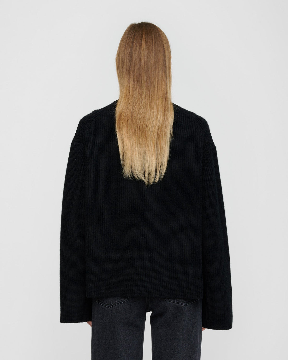 Maura Merino cashmere sweater - Black | Nanushka