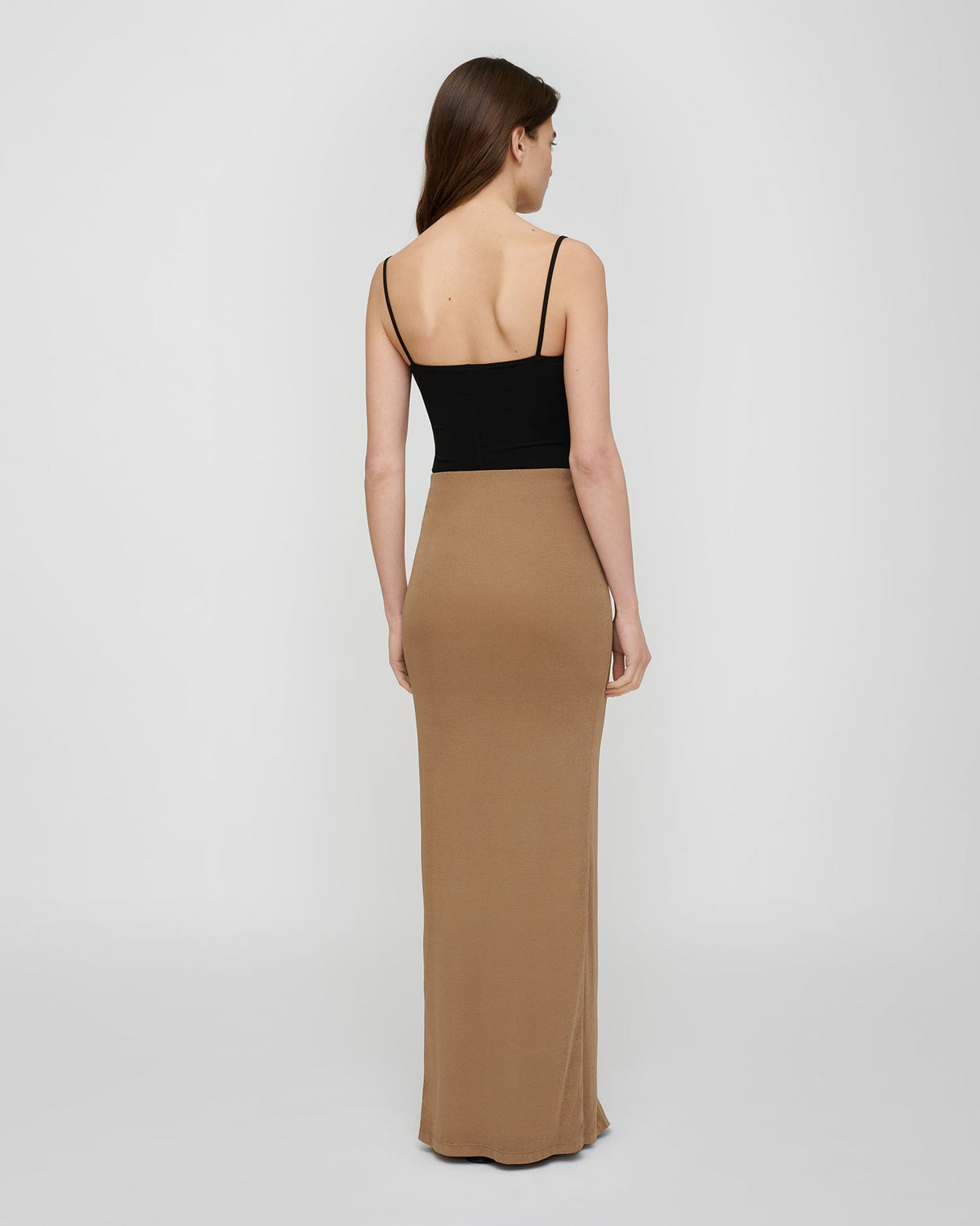 Mahika Maxi skirt - Light Mocha | Nanushka