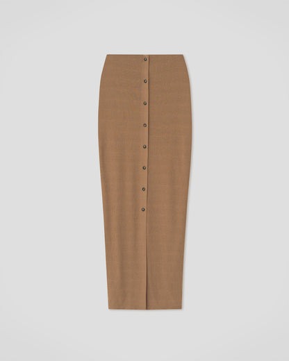 Mahika Maxi skirt - Light Mocha | Nanushka