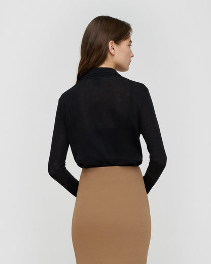 Prema Cardigan - Black | Nanushka