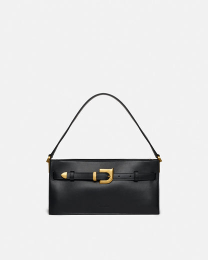 Harmonica Mini Leather bag - Black | Nanushka