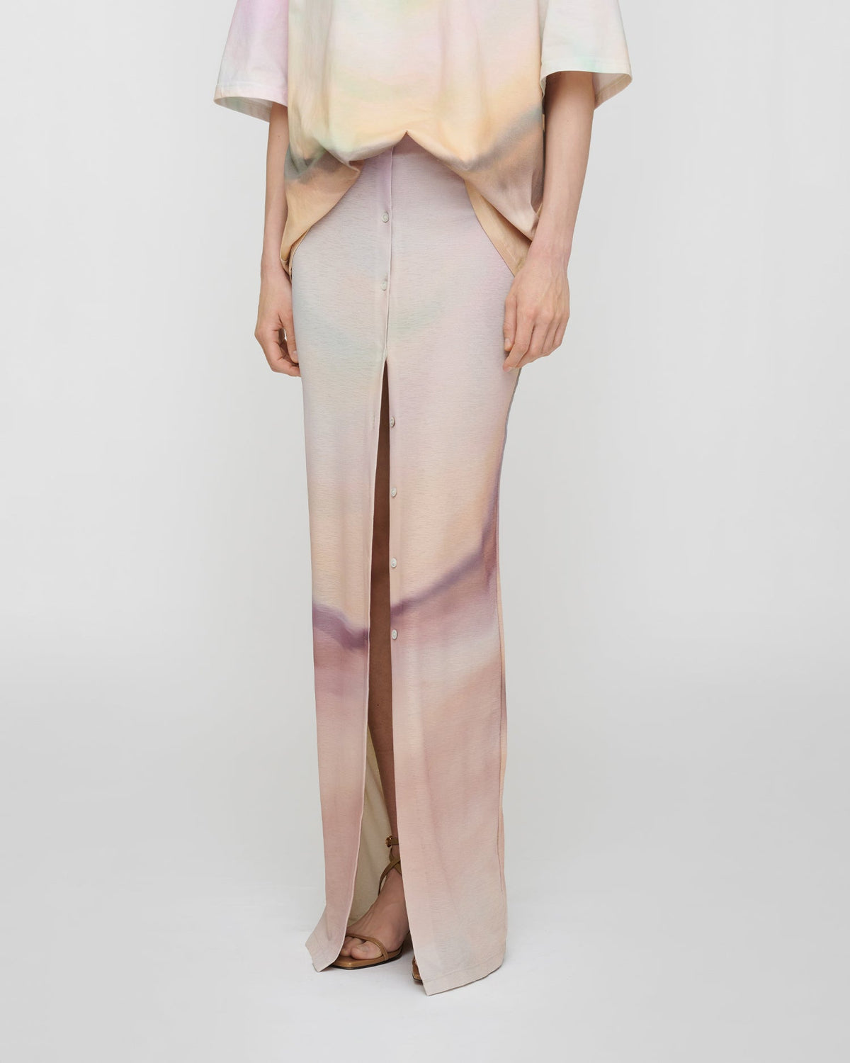 Mahika Maxi skirt - Sunrise Haze | Nanushka
