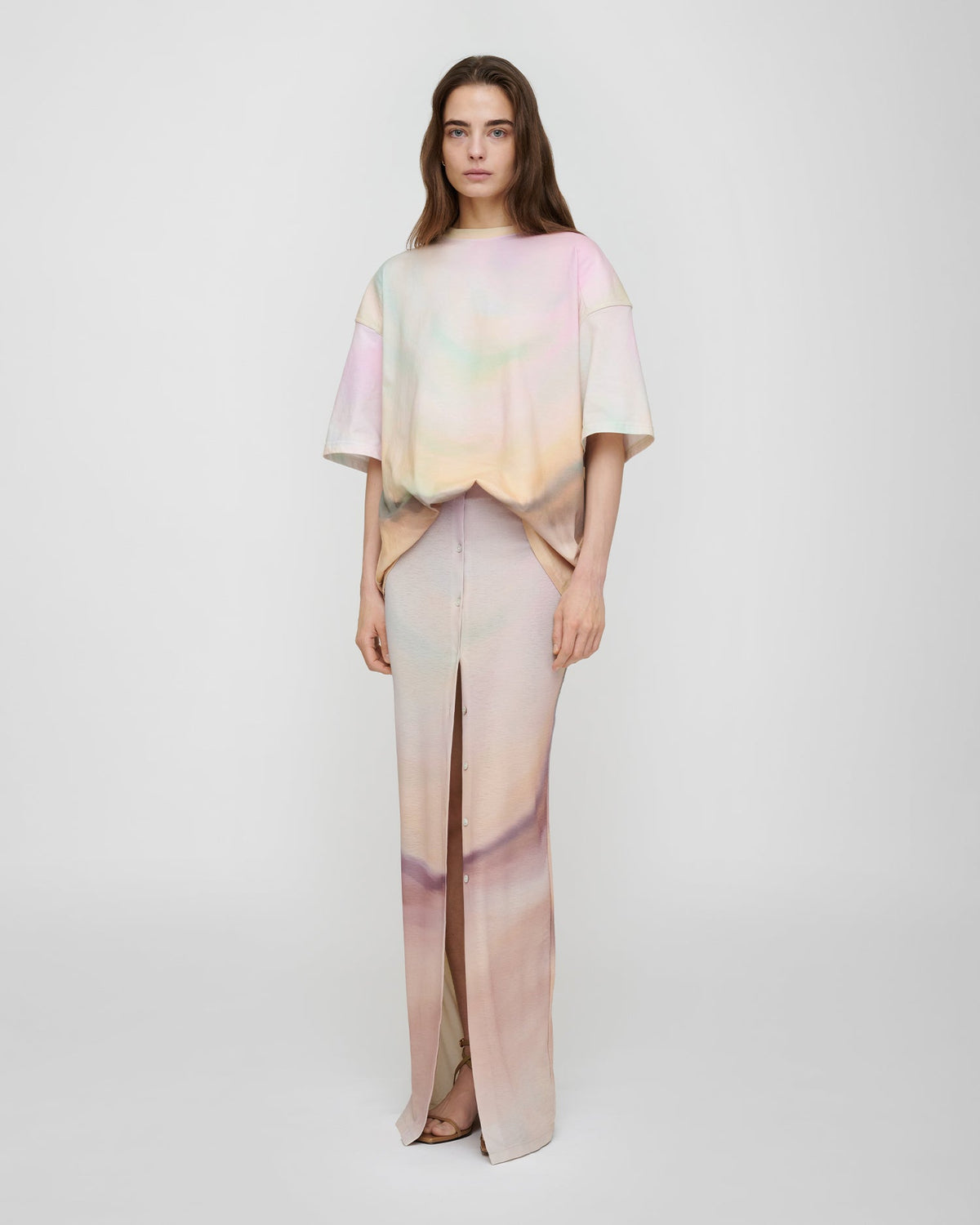 Mahika Maxi skirt - Sunrise Haze | Nanushka