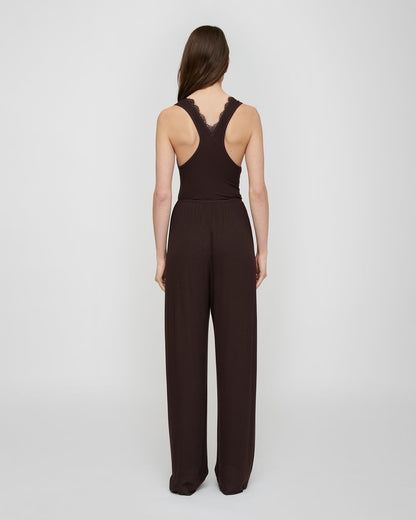 Zoela Pants - Dark Brown | Nanushka