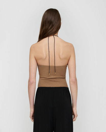 Shila Top - Light Mocha | Nanushka