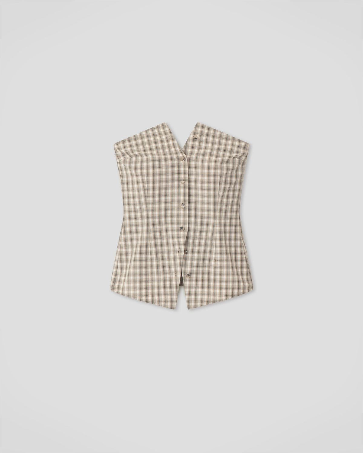 Brites Shirt - Creme/Grey | Nanushka