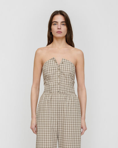 Brites Shirt - Creme/Grey | Nanushka
