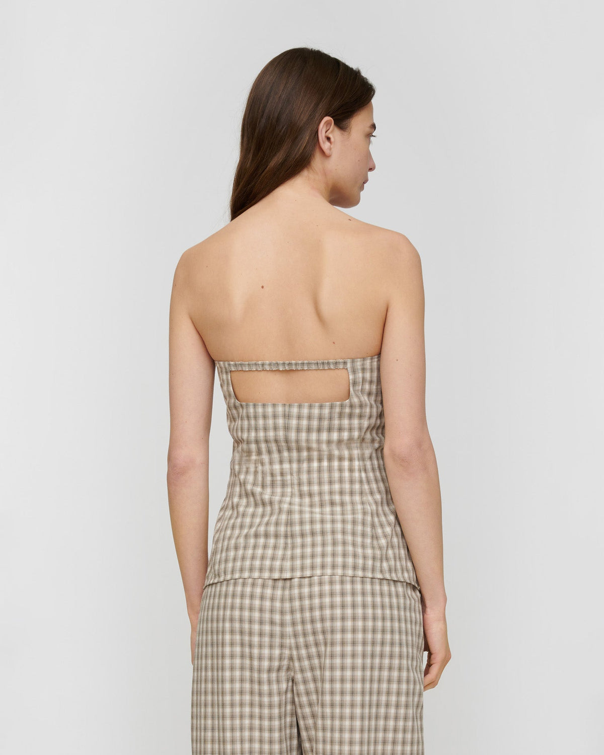 Brites Shirt - Creme/Grey | Nanushka